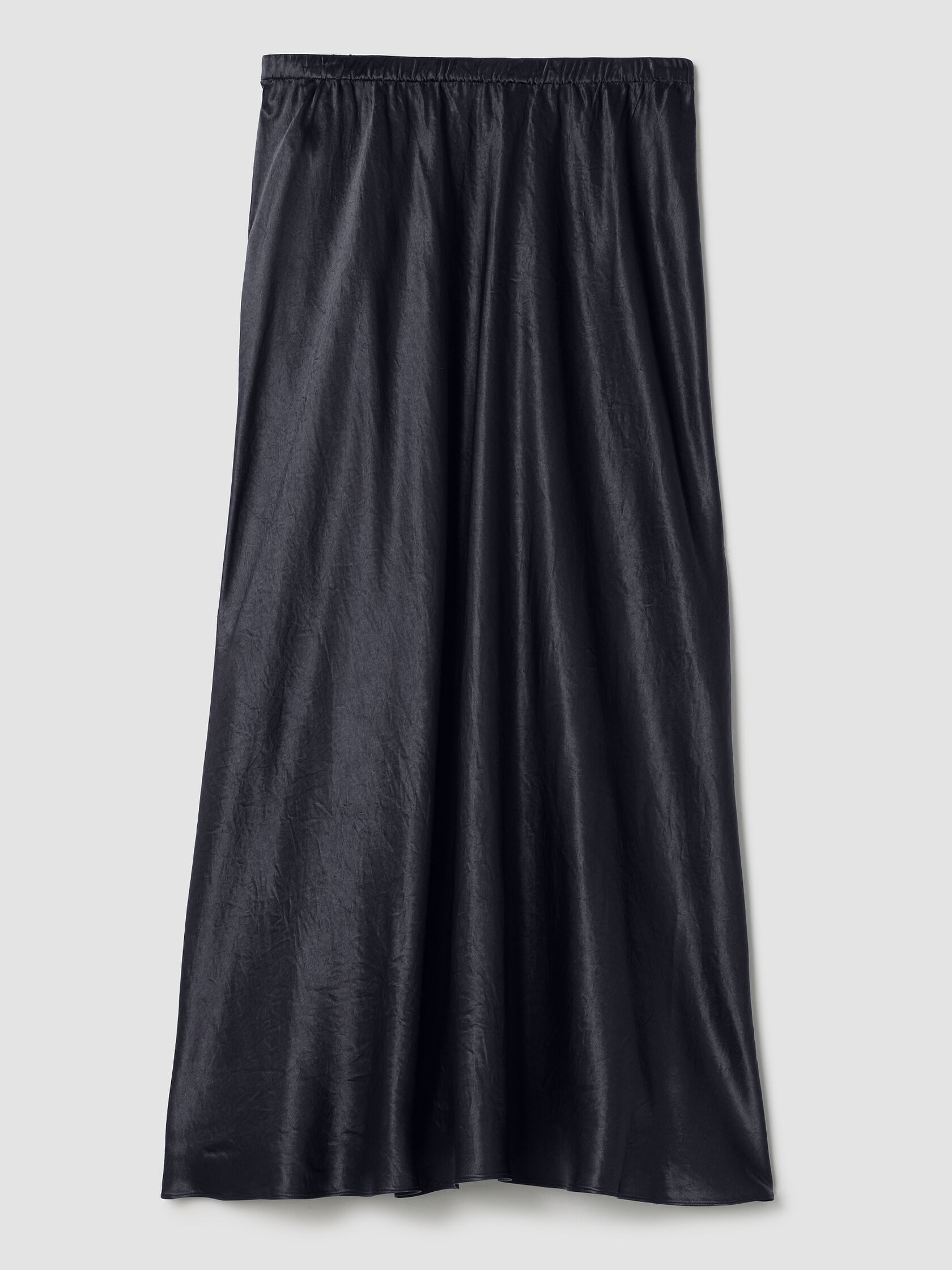 Textured Satin Slip Skirt