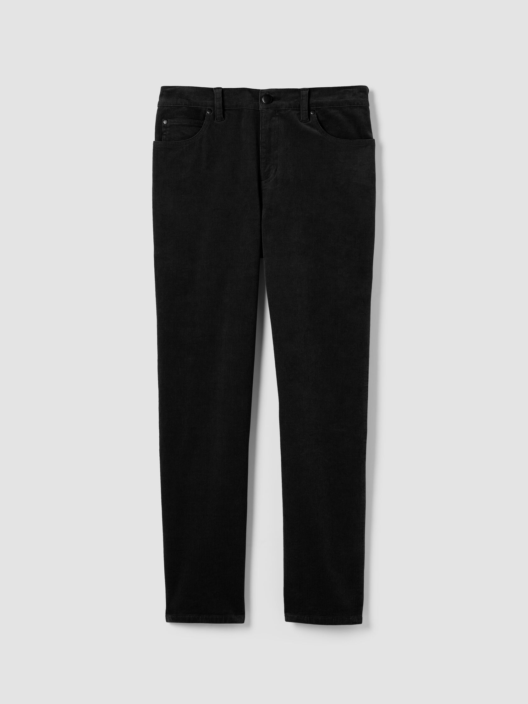 Organic Cotton Stretch Corduroy Straight Pant