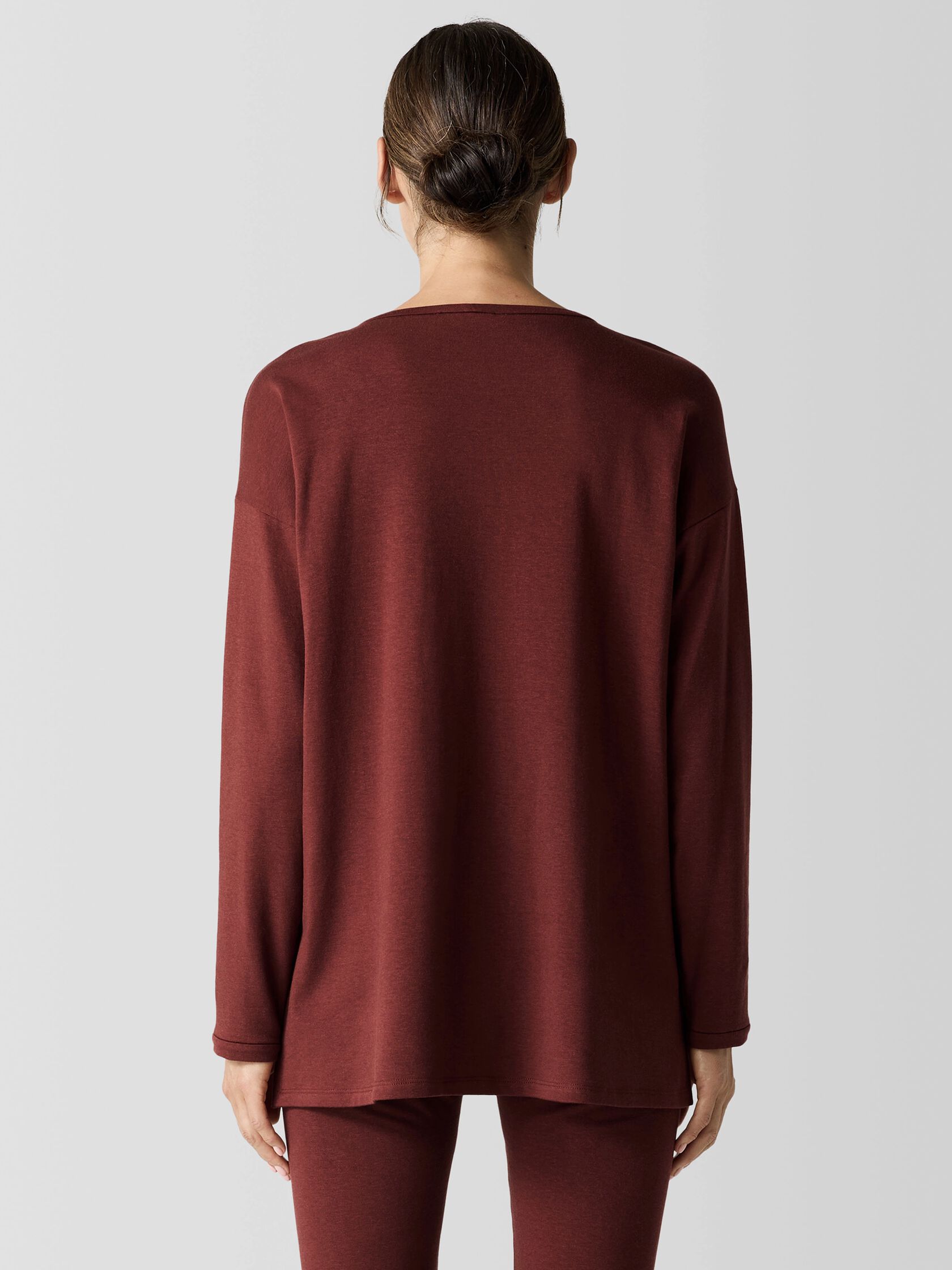 Cozy Brushed Terry Hug Long Box-Top