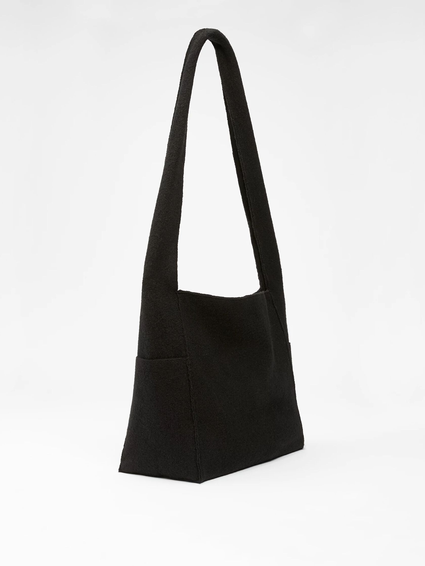 Lightweight Boiled Wool Crossbody Bag in Responsible Wool