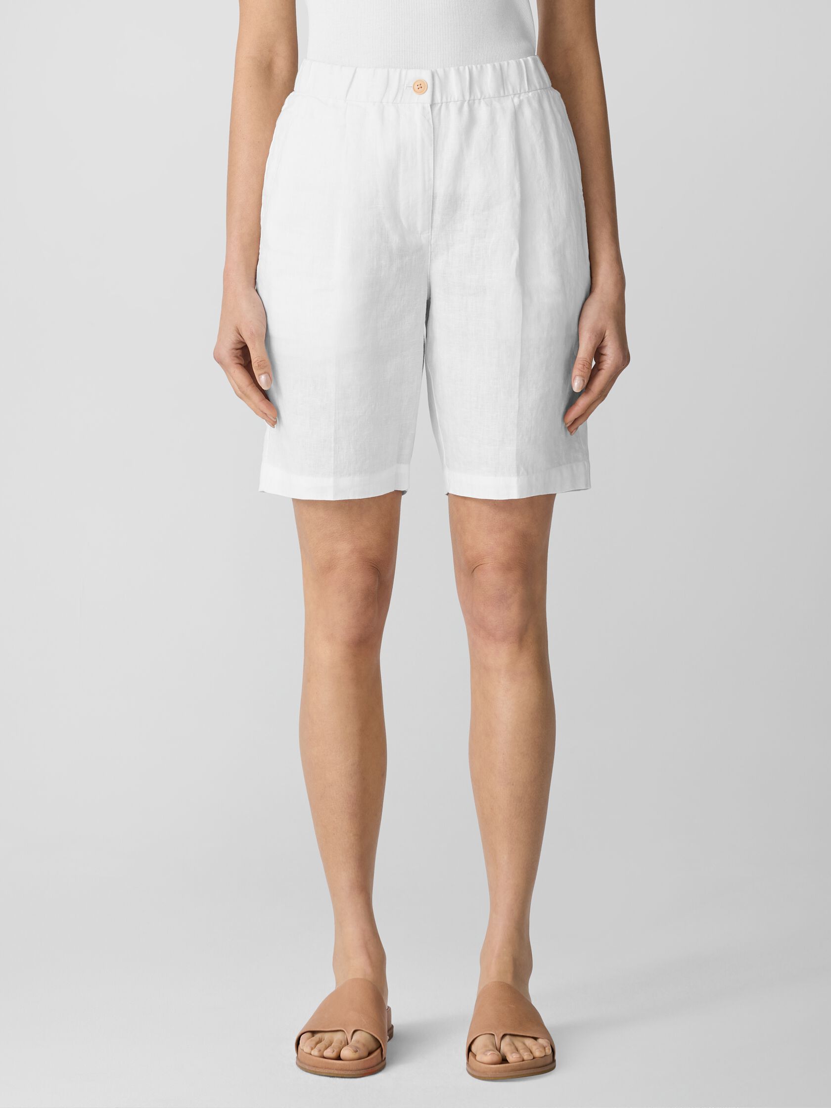 Organic Linen Shorts