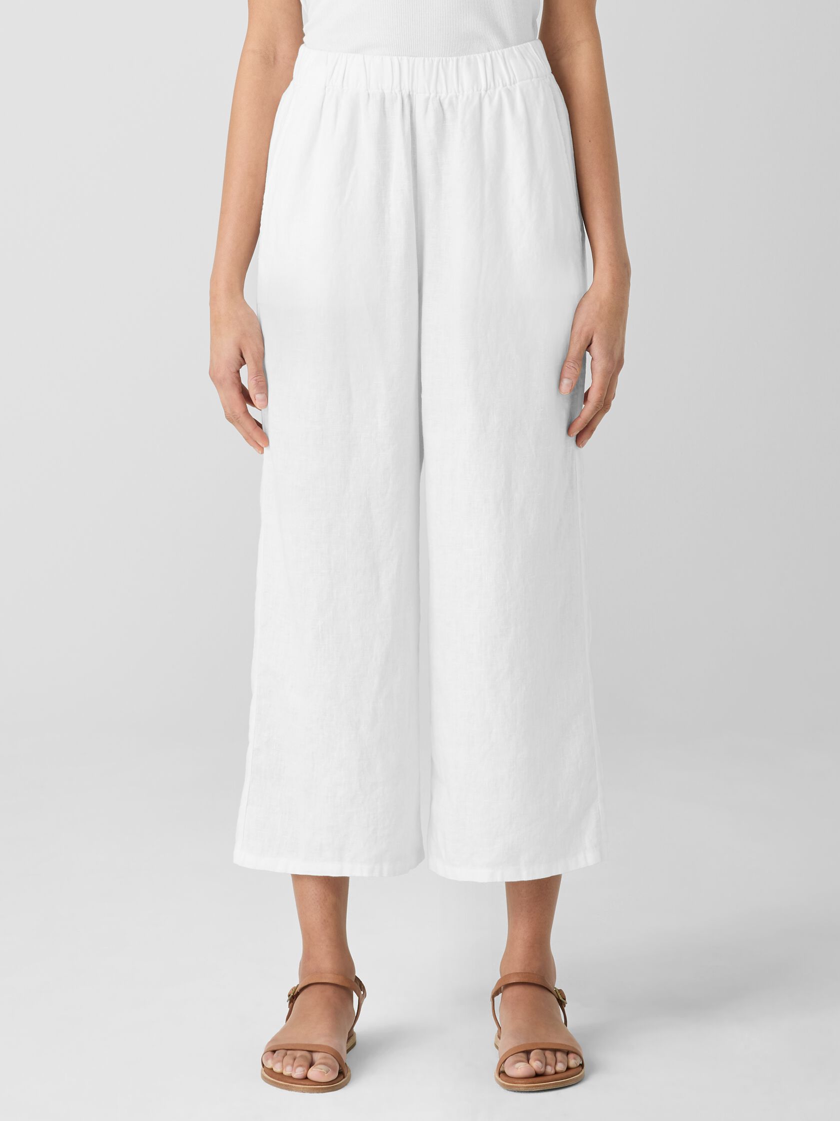 Organic Linen Wide-Leg Pant