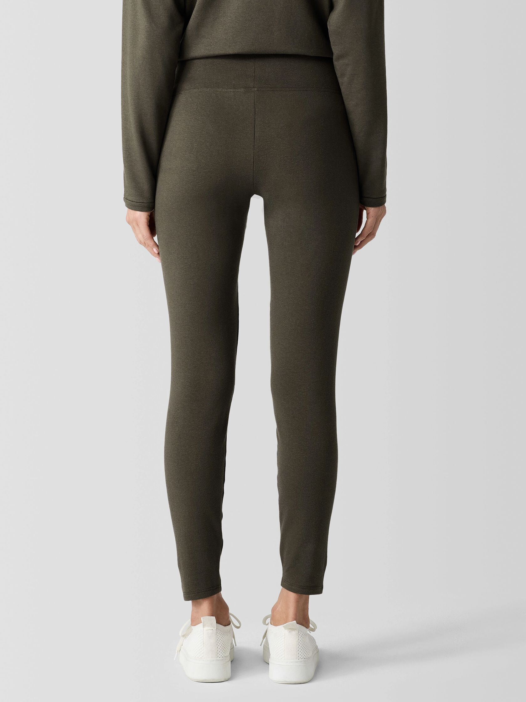 Cozy Brushed Terry Hug High-Waisted Leggings