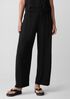 Silk Georgette Crepe Pleated Straight Pant