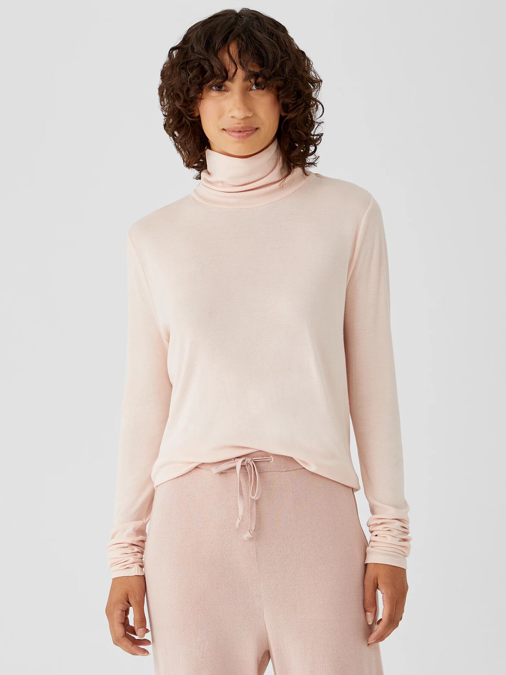 Ribbed Organic Pima Cotton Blend Top