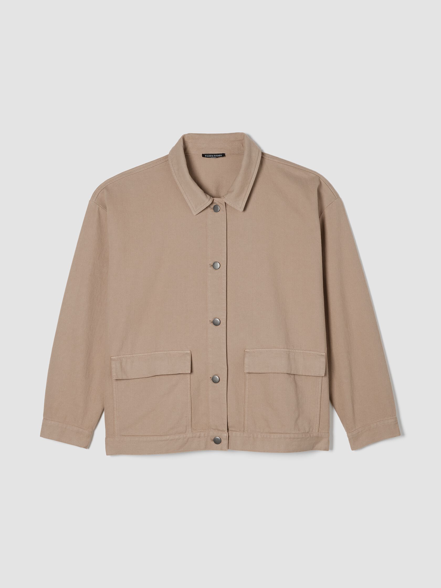 Garment-Dyed Utility Cotton&nbsp;Classic Collar Jacket