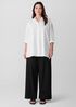Stretch Jersey Knit Wide-Leg Pant