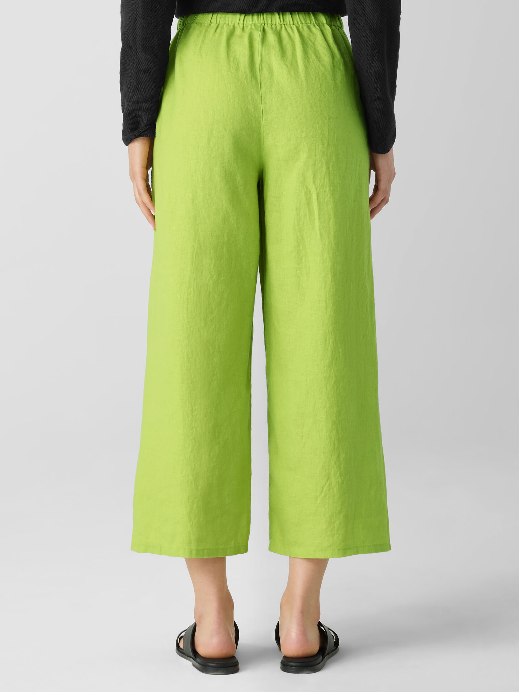 Organic Linen Wide-Leg Pant