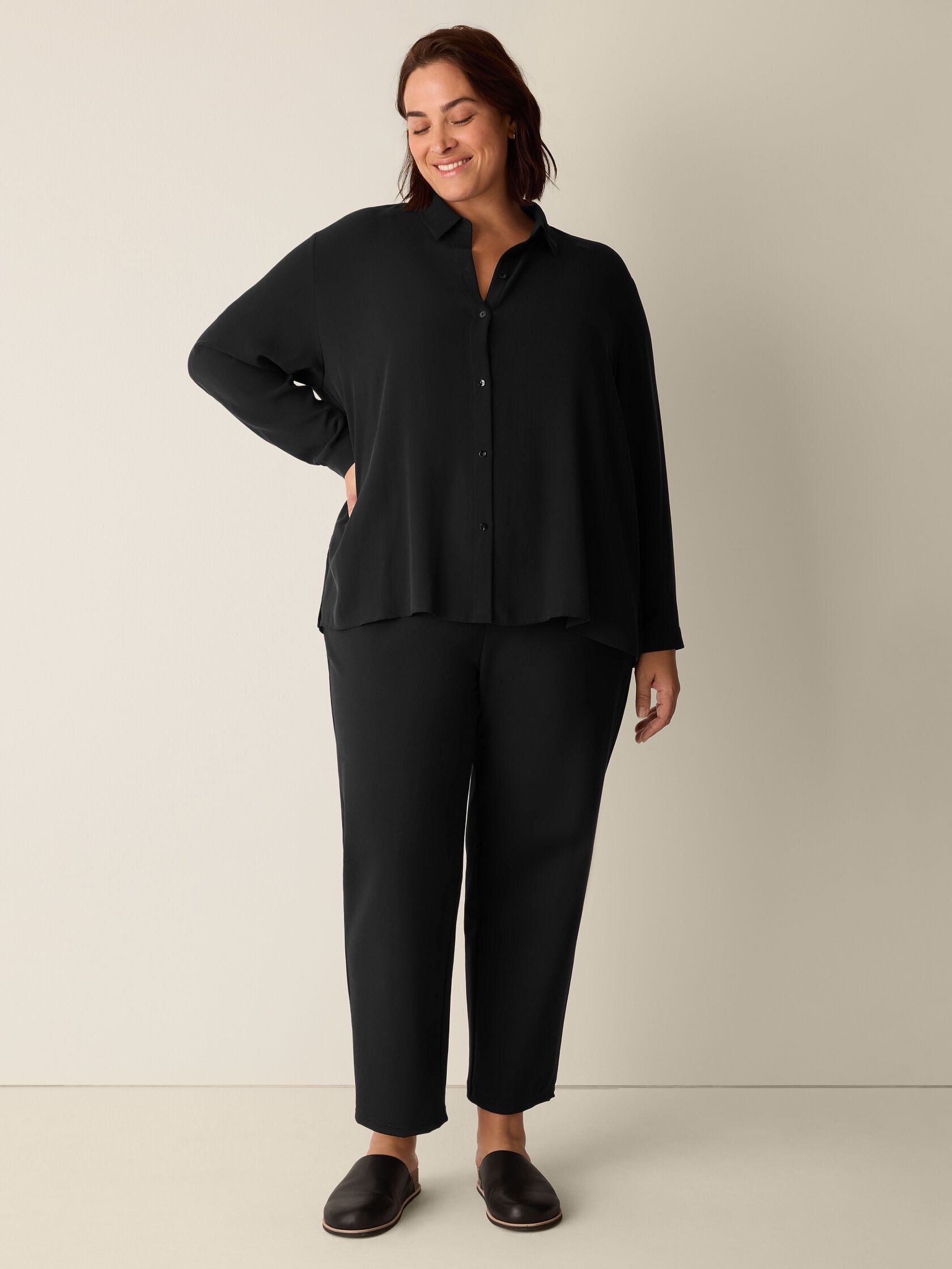 Washable Flex Ponte Straight Pant