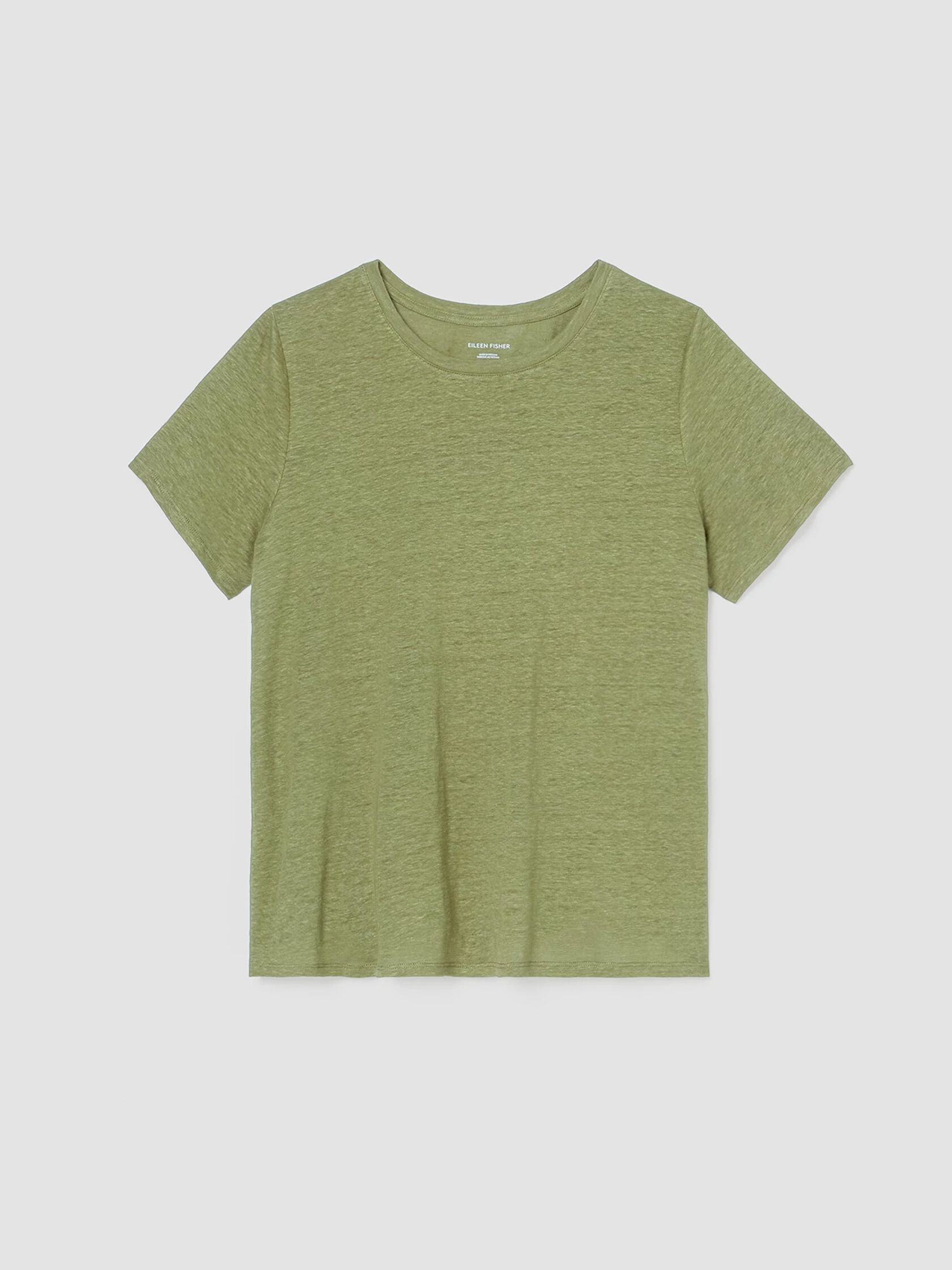Organic Linen Jersey Crew Neck Tee