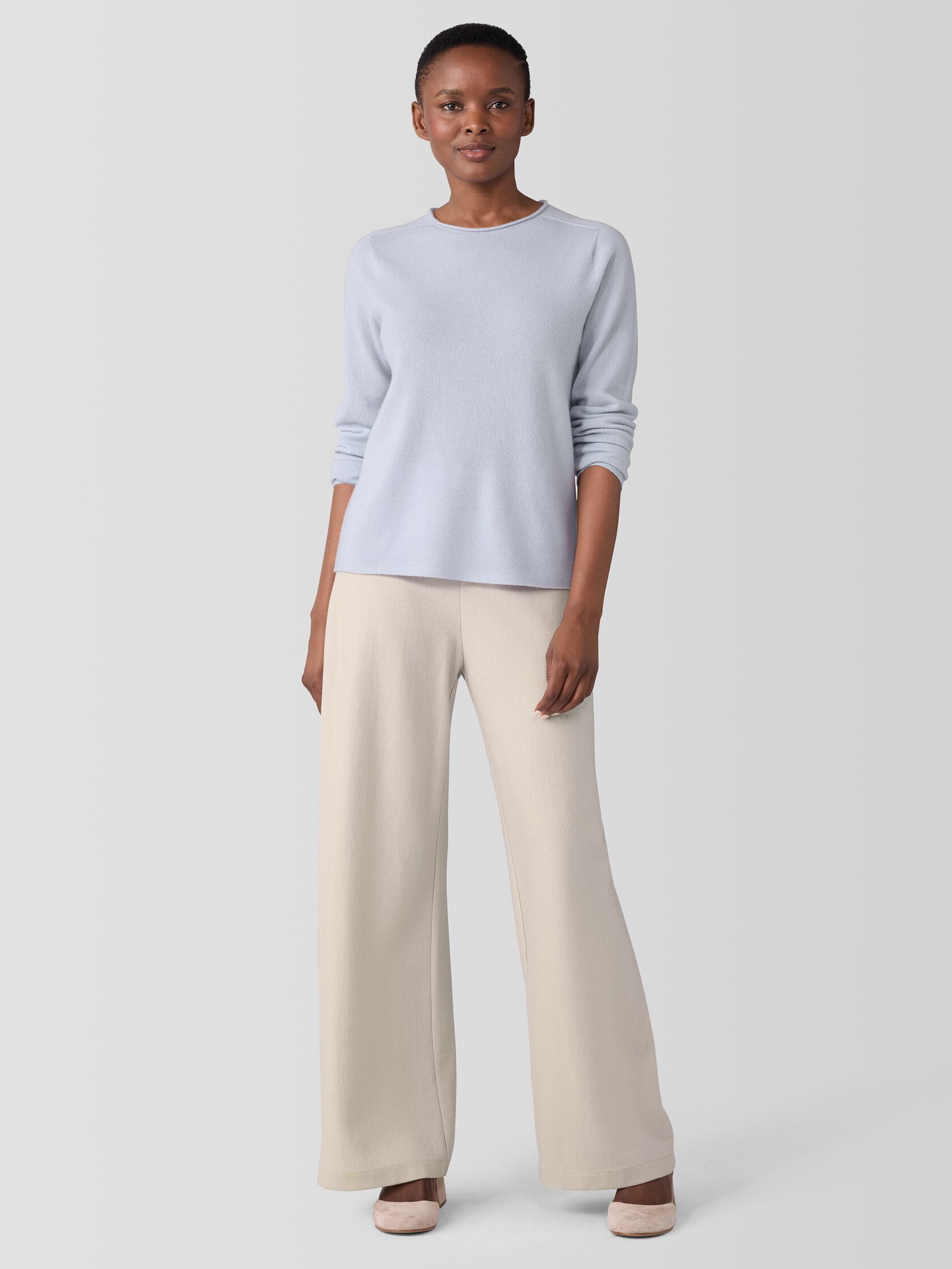 Italian Cashmere Crew Neck Top