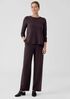 Stretch Jersey Knit Straight Pant