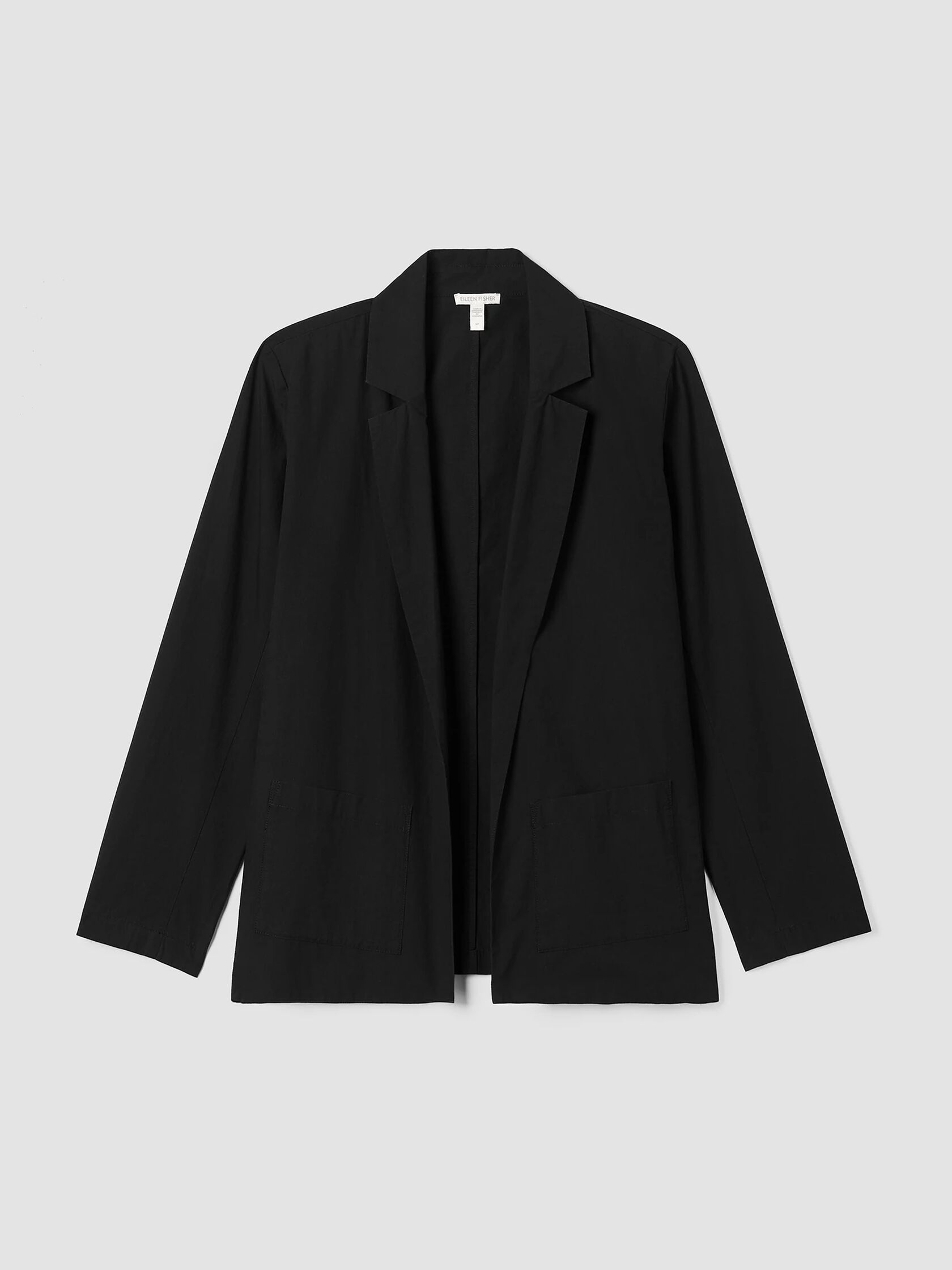 Washed Organic Cotton Poplin Blazer