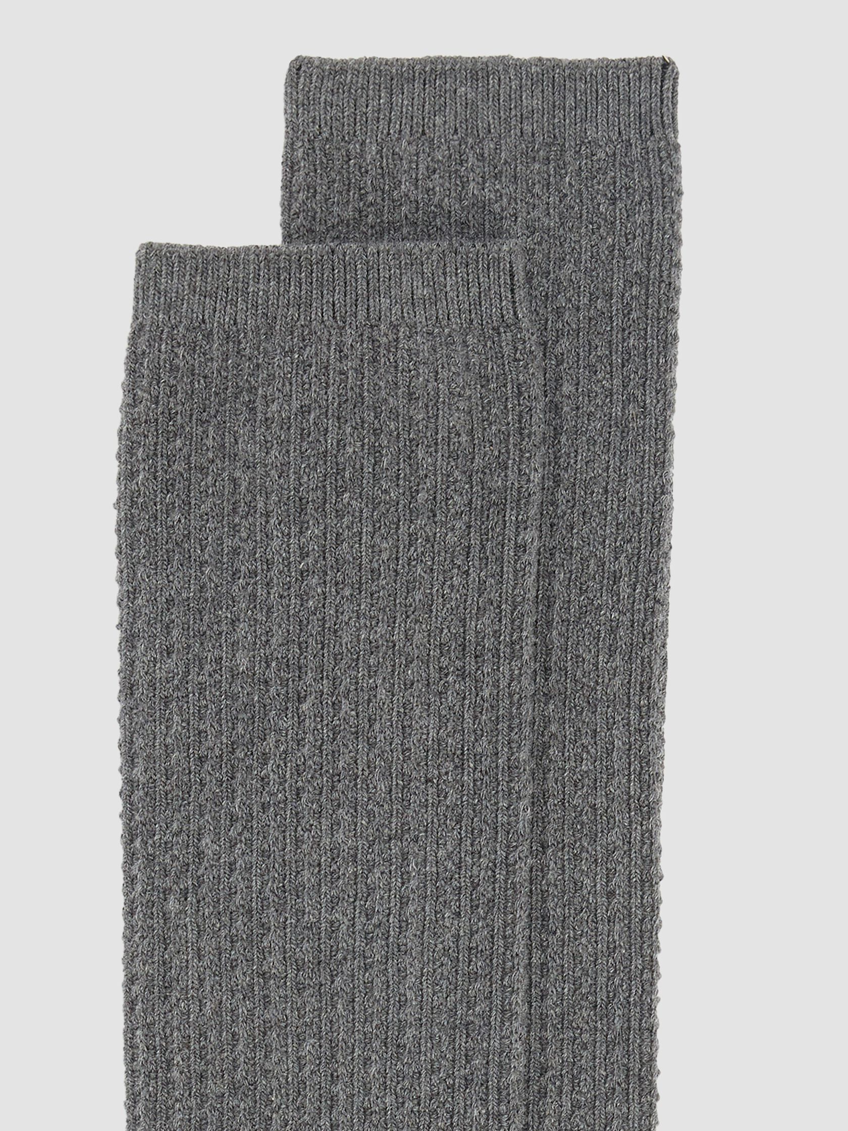 Cotton Marl Pointelle Sock