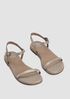 Kauia Metallic Suede Sandal