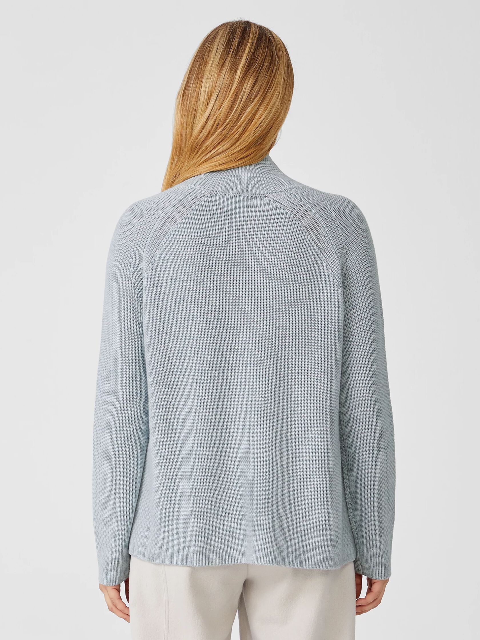 Merino Turtleneck Top in Responsible Wool