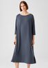 Fine Jersey Boatneck Dress