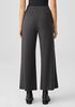 Stretch Jersey Knit Wide-Leg Pant