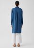 Washed Organic Linen Delave Shirtdress