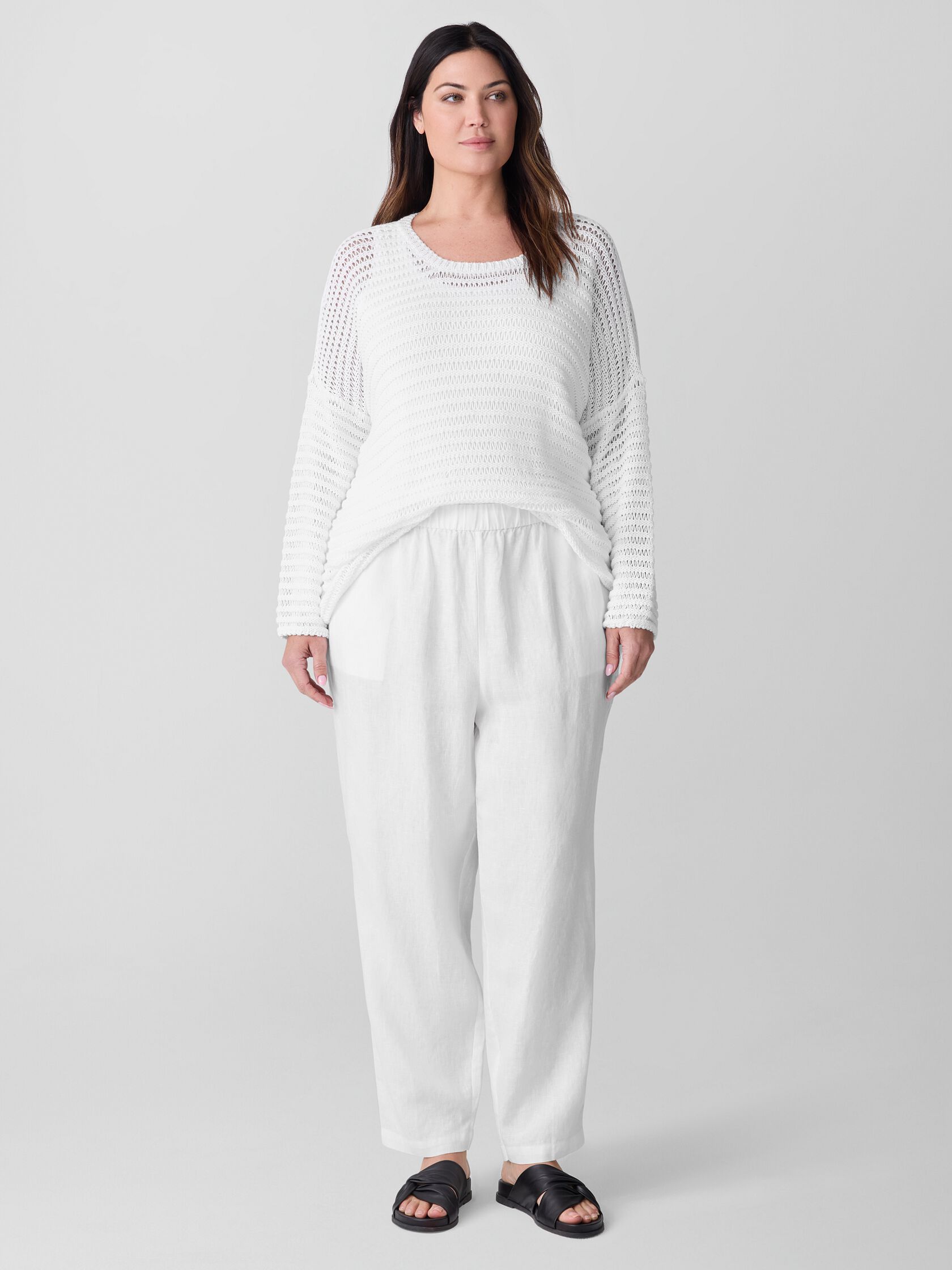 Organic Linen&nbsp;Tapered Pant