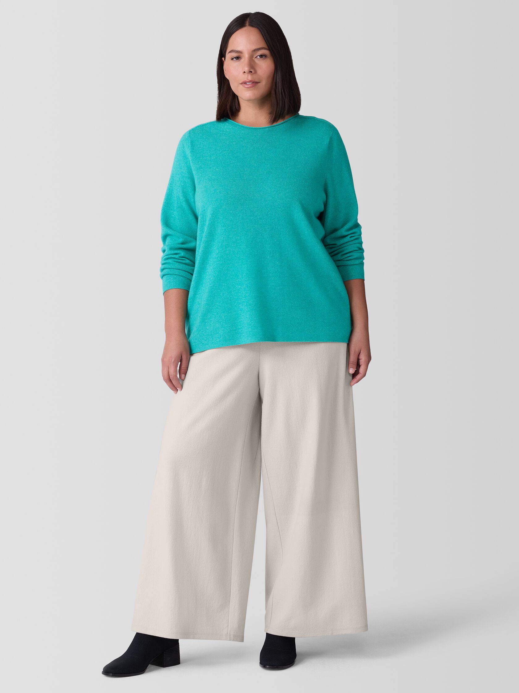 Italian Cashmere Crew Neck Top