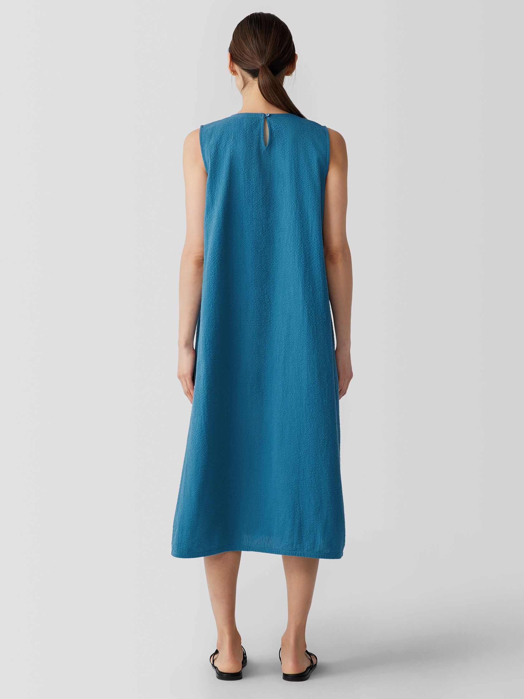 Organic Cotton Ripple Lantern Dress