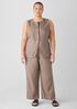 Organic Linen Wide-Leg Trouser Pant