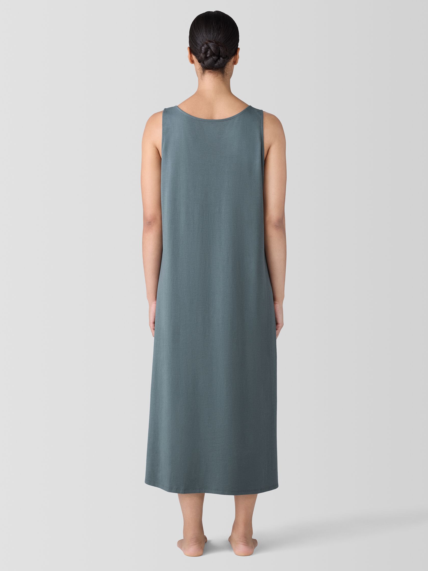 Organic Cotton Interlock Tank Sleep Dress