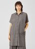 Hemp Organic Cotton Grid Shirtdress