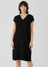 Organic Cotton&nbsp;Gauze V-Neck Dress