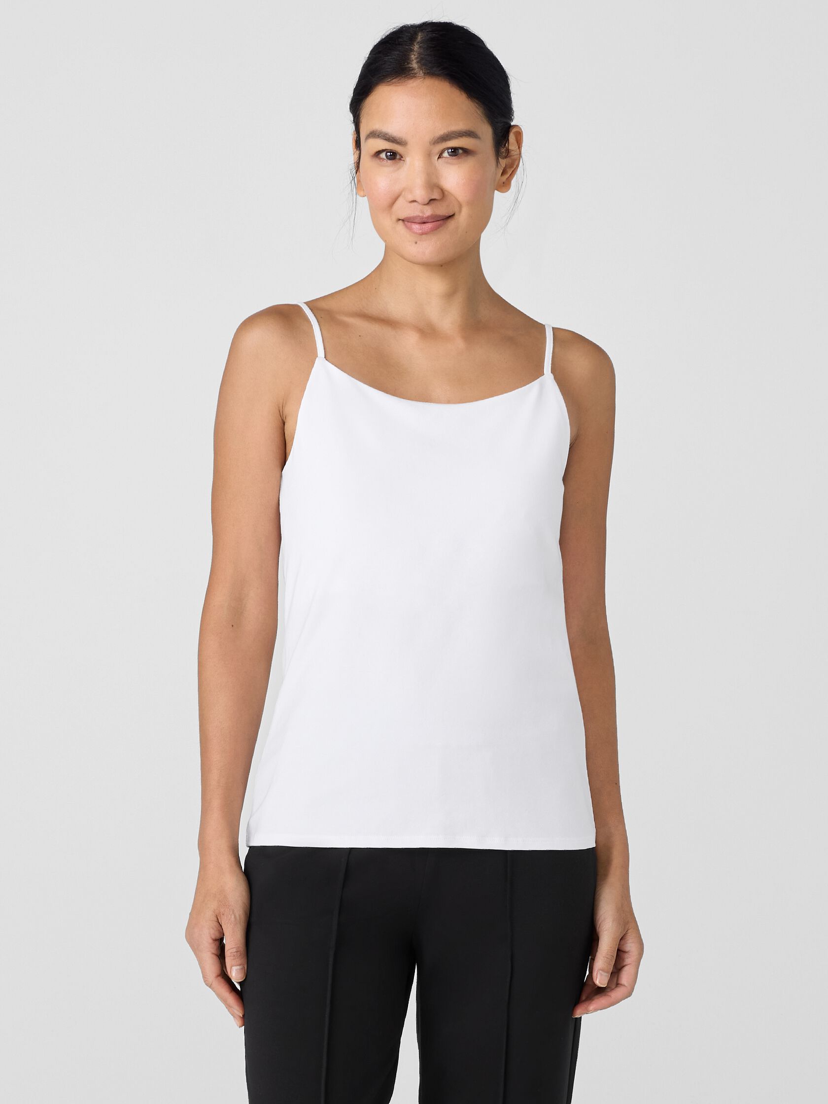 Pima Cotton Stretch Jersey Cami