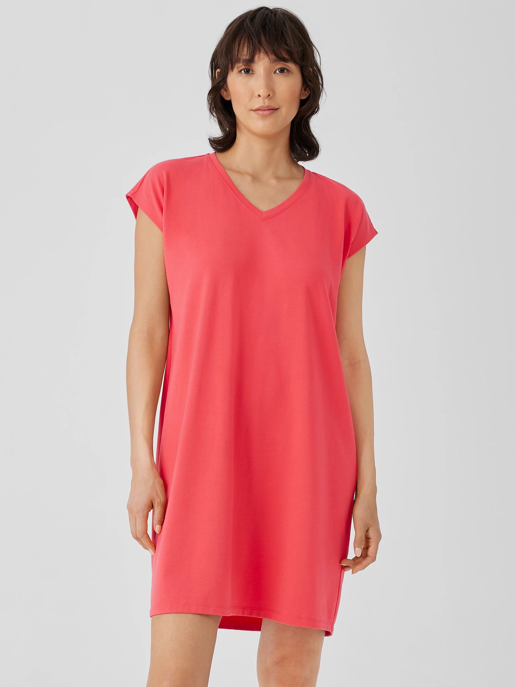 Traceable Organic Cotton Jersey V-Neck Dress