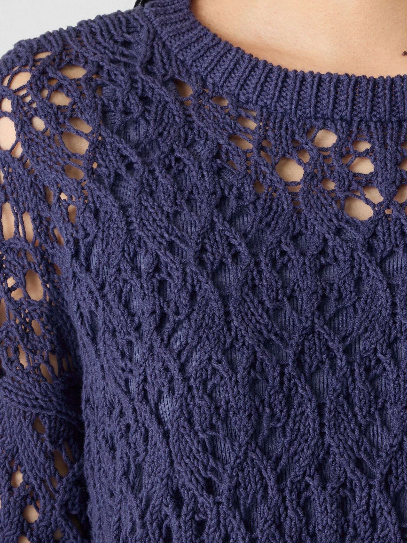 Peruvian Organic Cotton Cord Crew Neck Top