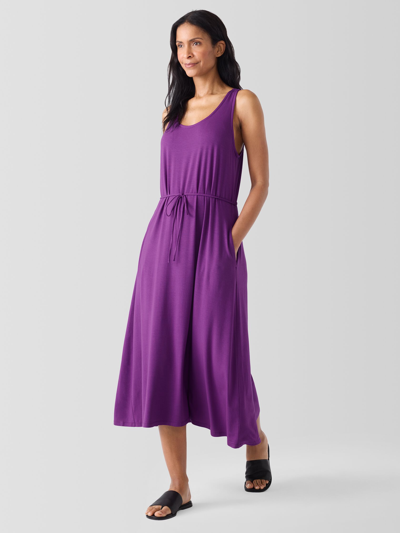 Fine Jersey Racer-Back Tank&nbsp;Dress