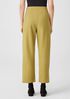Boiled Wool Jersey Straight Pant