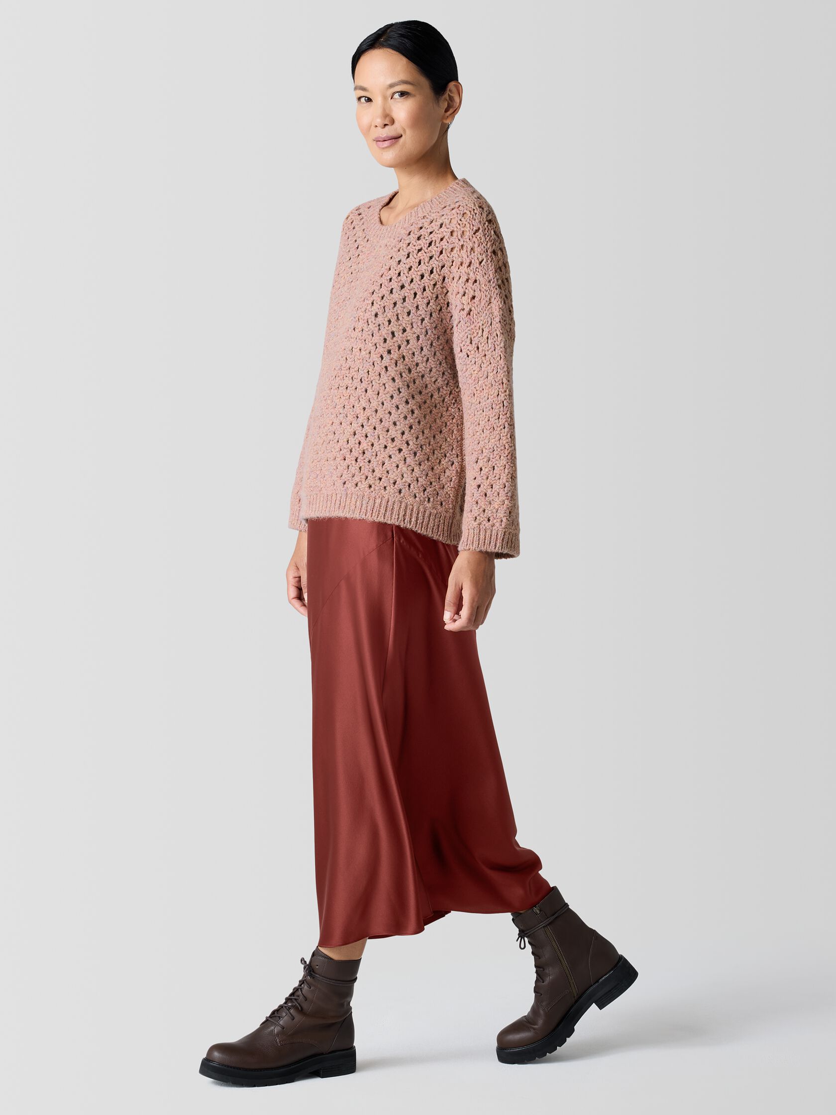 Peruvian Alpaca Crew Neck Top