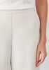 Soft Twill Wide-Leg Pant