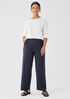 Stretch Jersey Knit Straight Pant