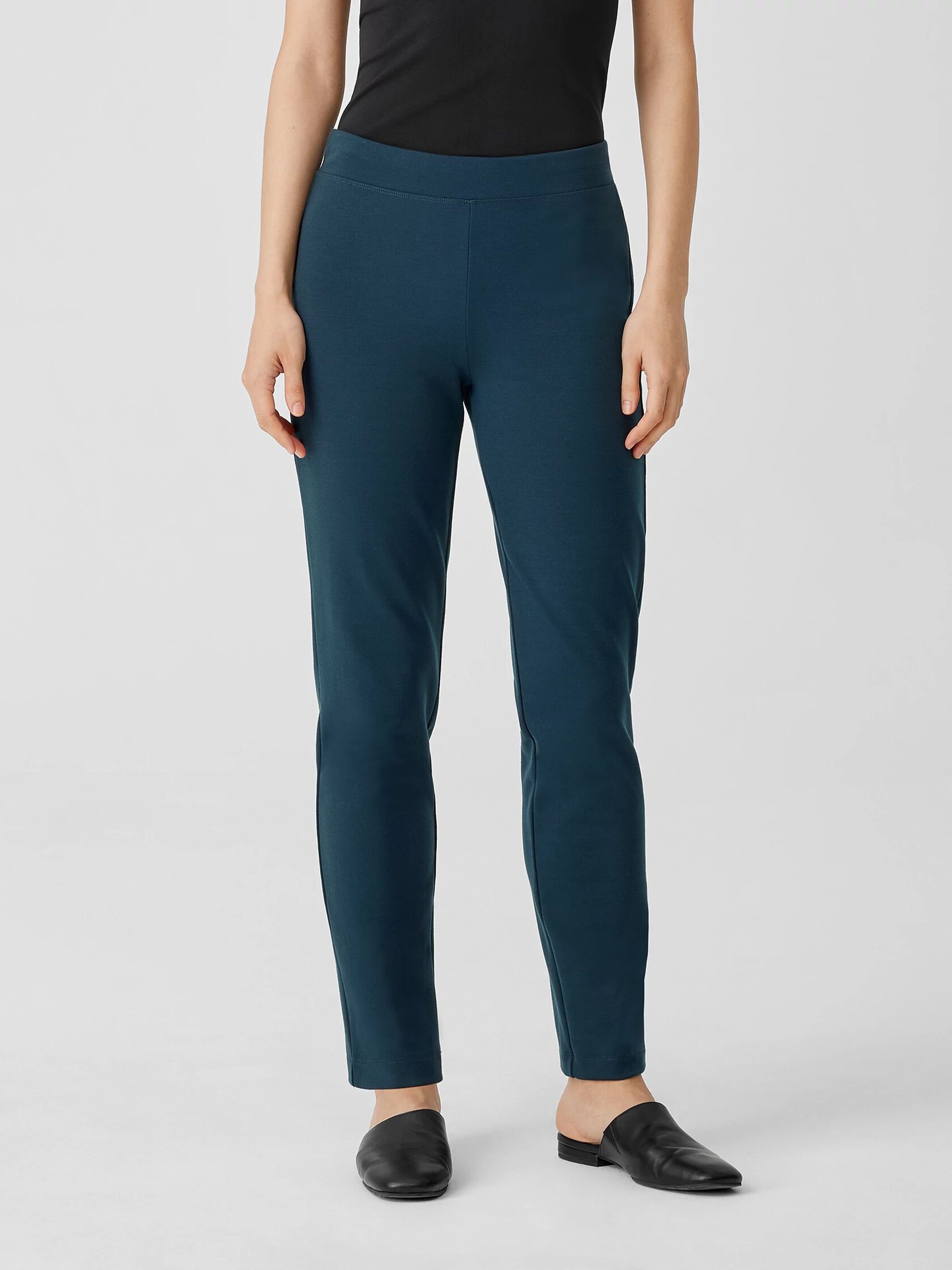 Washable Flex Ponte Slim Pant