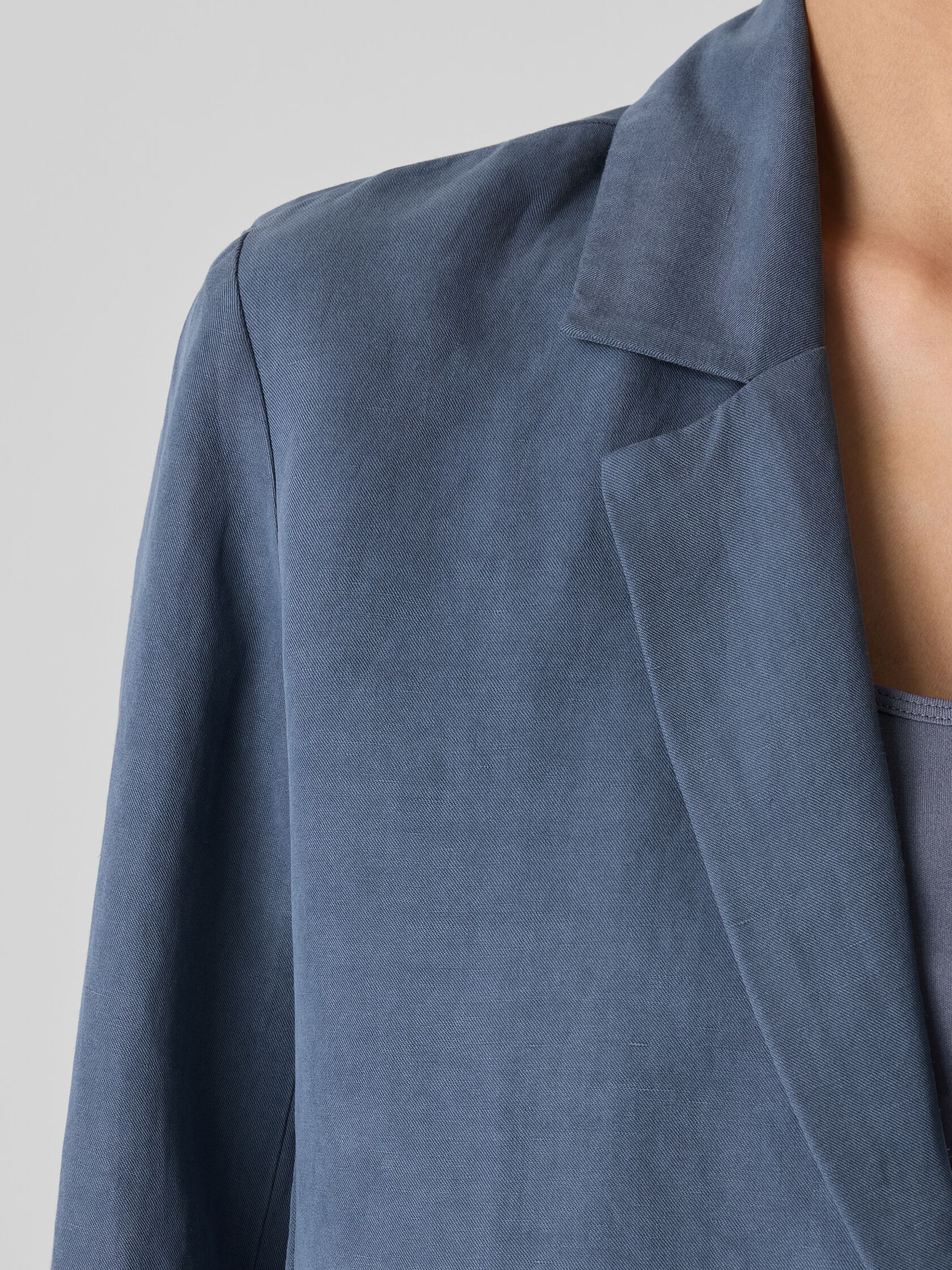Linen Silk Twill Blazer