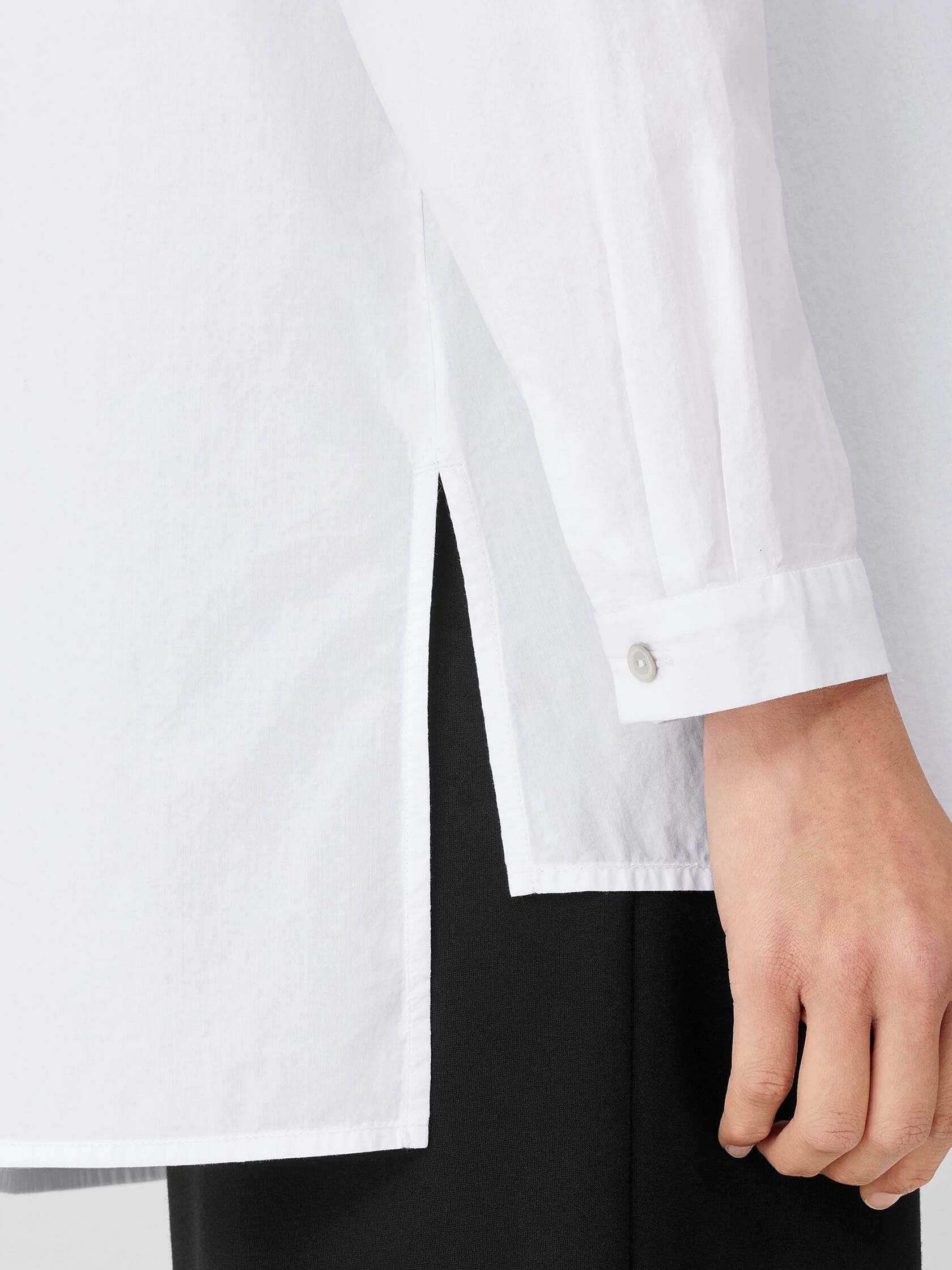 Washed Organic Cotton Poplin Shirt