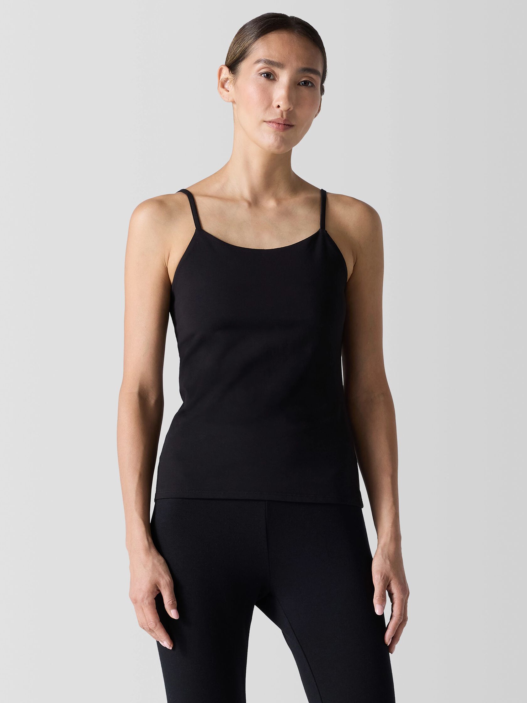 Pima Cotton Stretch Jersey Cami