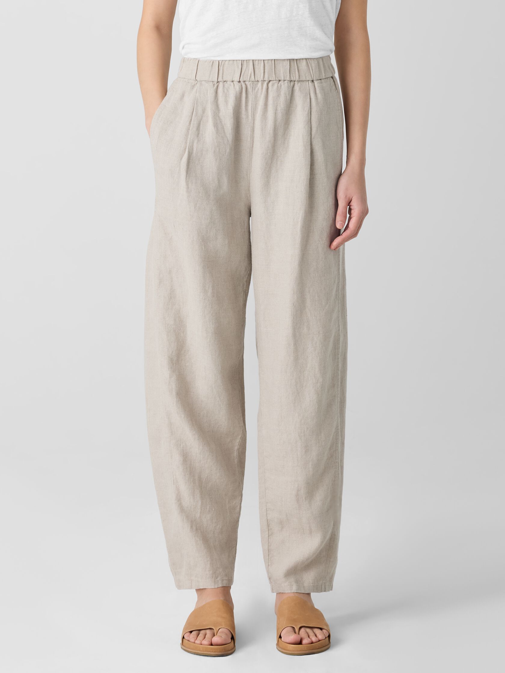 Organic Linen&nbsp;Lantern Pant