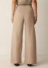 Felted Wool Jersey Wide-Leg Pant in Regenerative Wool