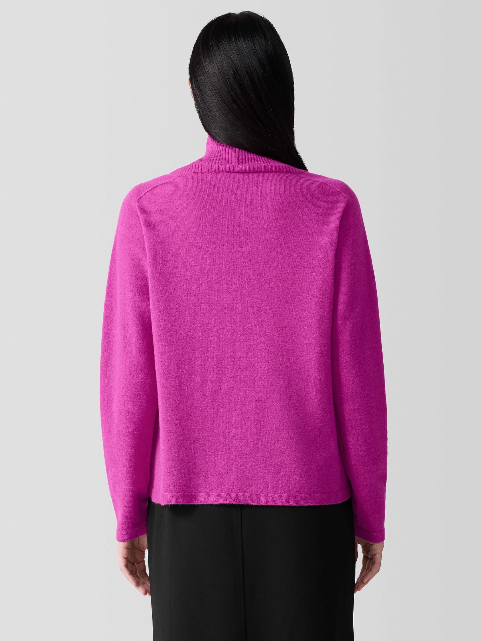 Italian Cashmere Turtleneck Top