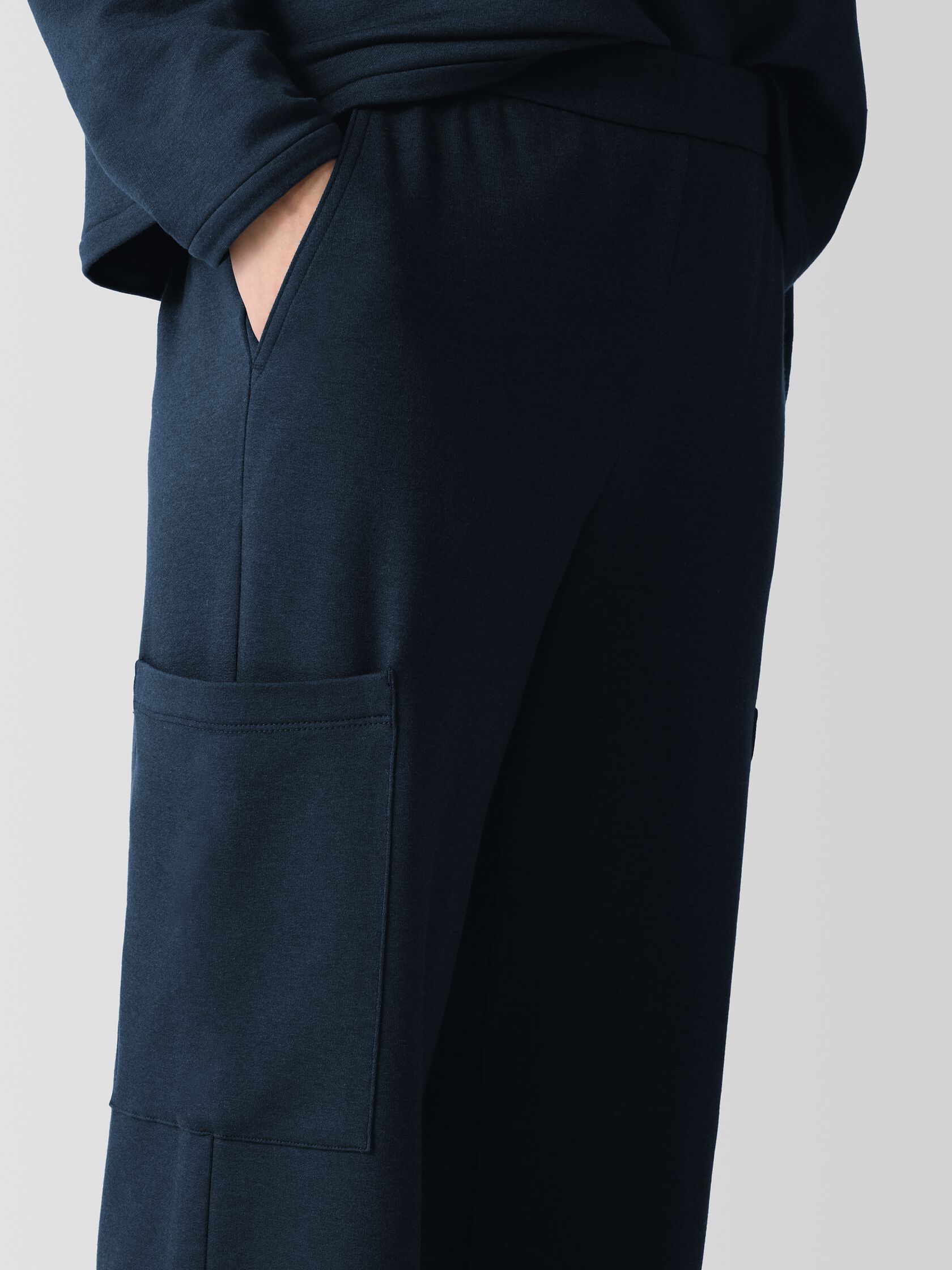 Cozy Brushed Terry Hug Cargo Pant