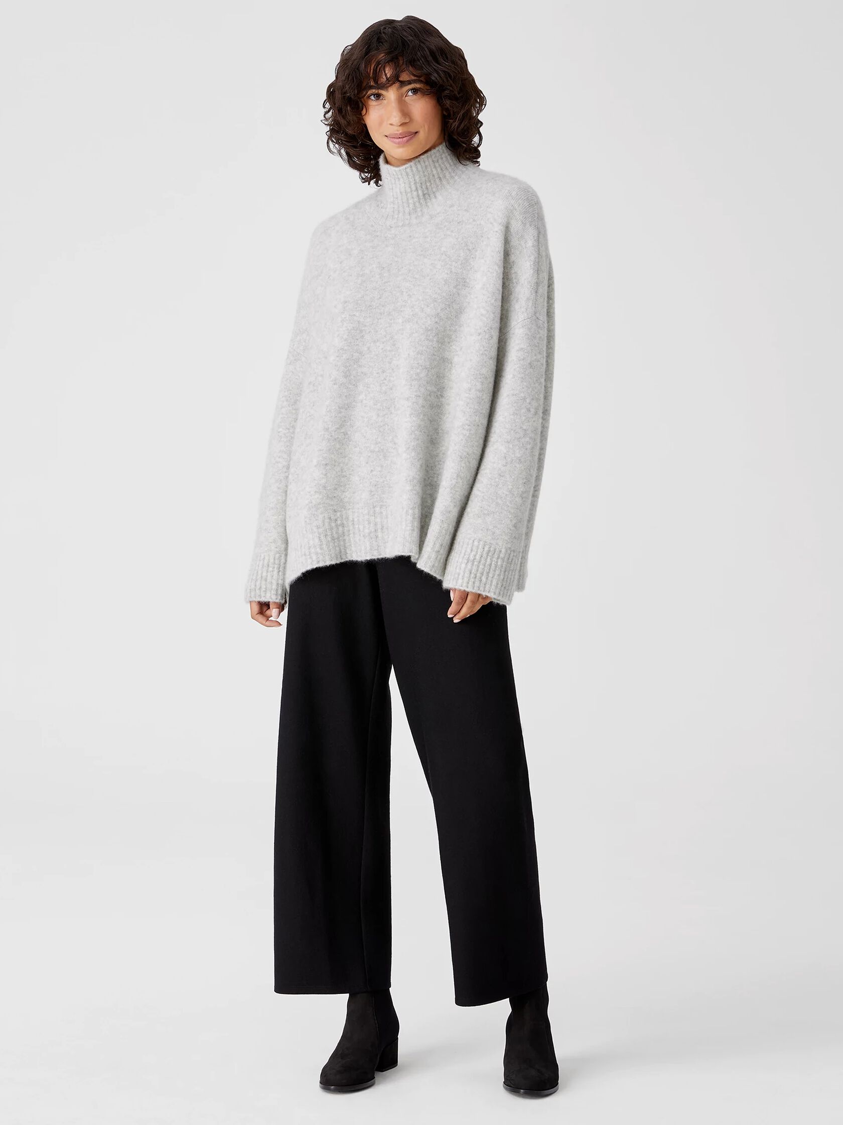 Cashmere Silk Bliss Turtleneck Box-Top