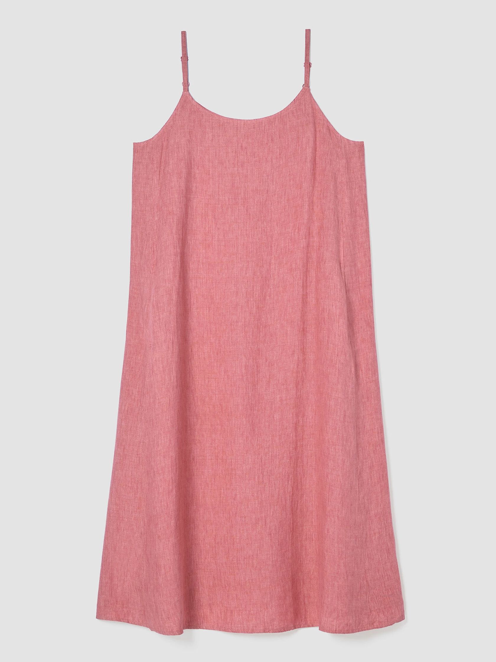 Washed Organic Linen D&eacute;lav&eacute; Cami Dress
