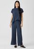 Woven Pliss&eacute; Wide-Leg Pant