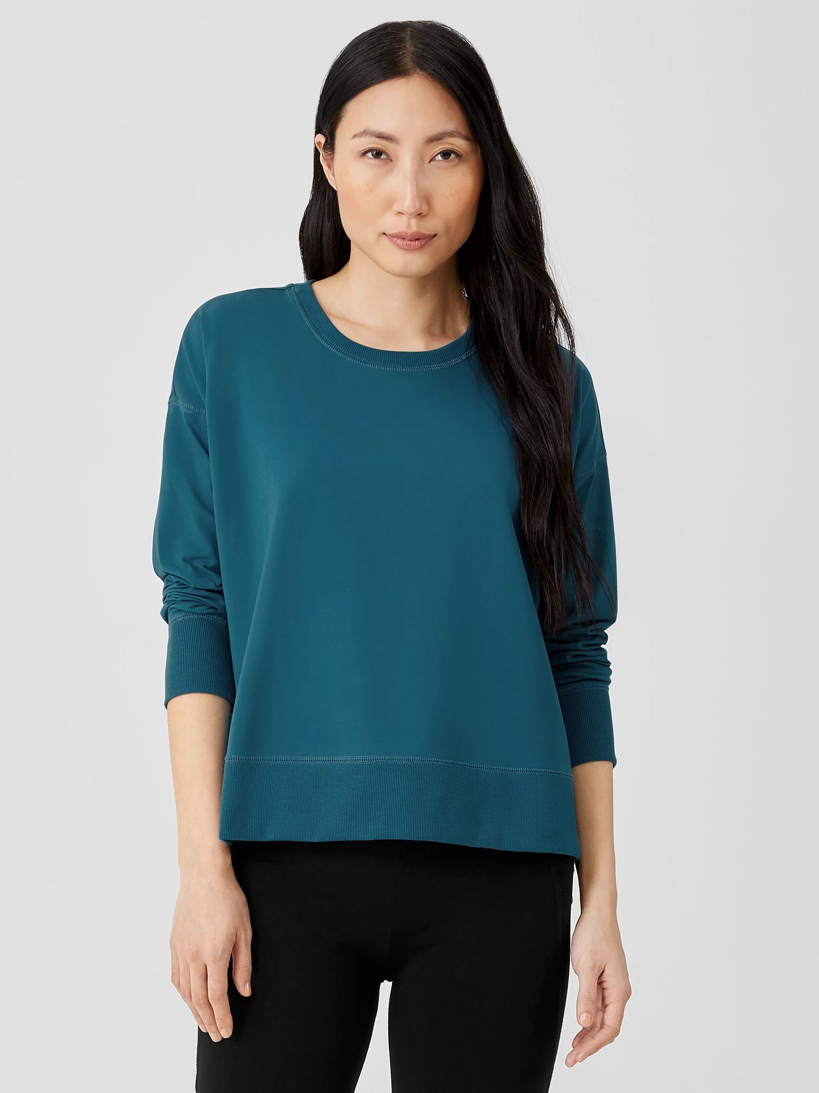 Pima Cotton Stretch Jersey Box-Top